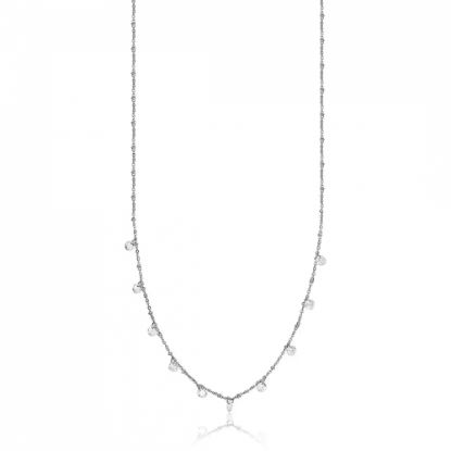 Picture of Silver necklace with crystals from Luca Para, Italy