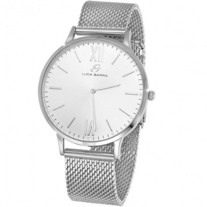 Picture of Silver watch for men from Luca Para, Italy