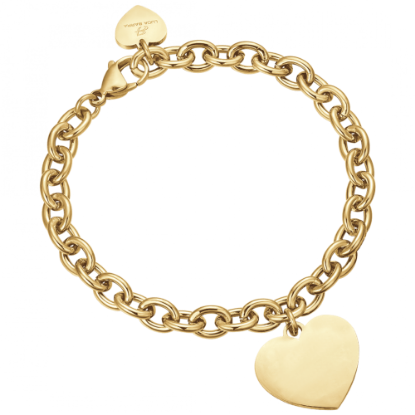 Picture of Gold bracelet with a heart from Luca Para, Italy