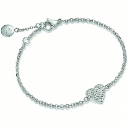 Picture of Heart bracelet with crystals from Luca Para, Italy