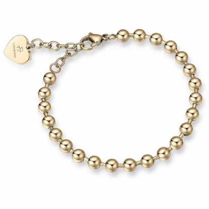 Picture of A golden bracelet with a heart lock, from Luca Para, Italy