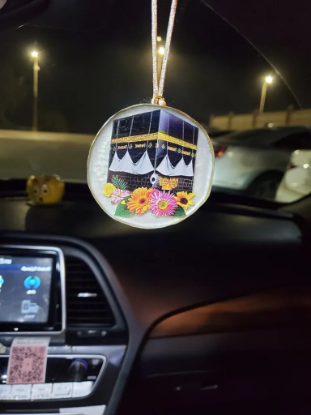 Picture of Car pendant, the image of the Holy Kaaba