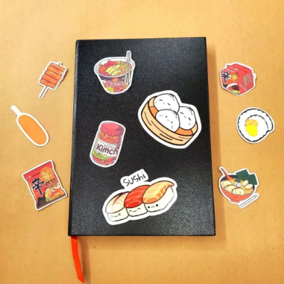 Picture of Asian food stickers (10 stickers)