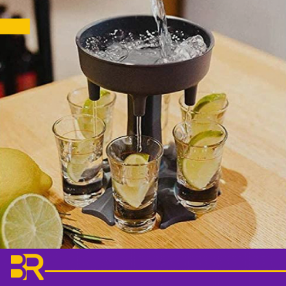 Picture of Drink holder and dispenser of 6 glasses