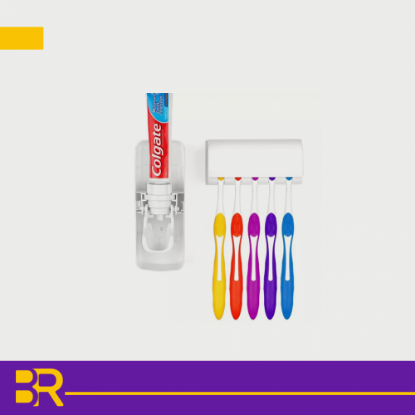Picture of Toothpaste and toothbrush holder