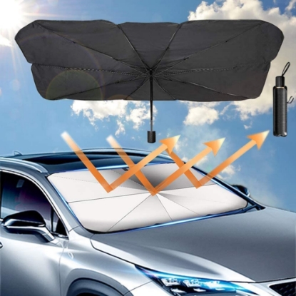 Picture of Car Windshield Sunshade Designed as Foldable Umbrella