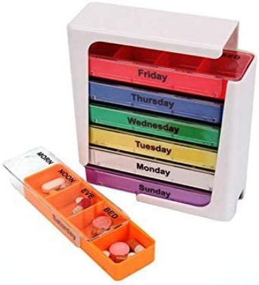 Picture of Storage and Organization Box for Daily and Weekly Medication